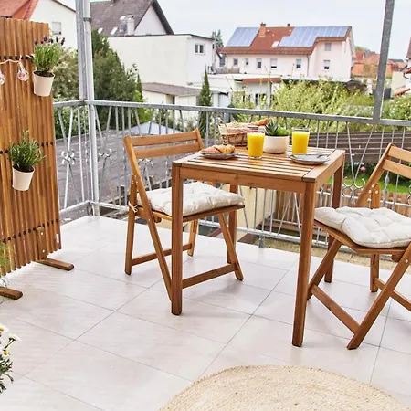 Апартаменты Idee Living: Design-haus-balkon-netflix Laudenbach (Rhein-Neckar)